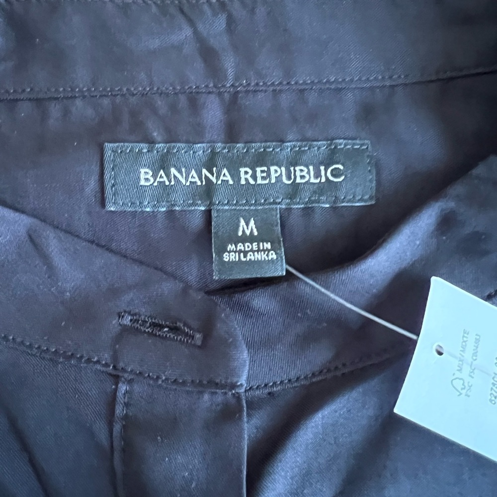 Banana Republic Medium Black tunic shirt. New with tags!